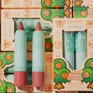 ColourPop x Animal Crossing Fruit Roots Just A Tint Mini Duo